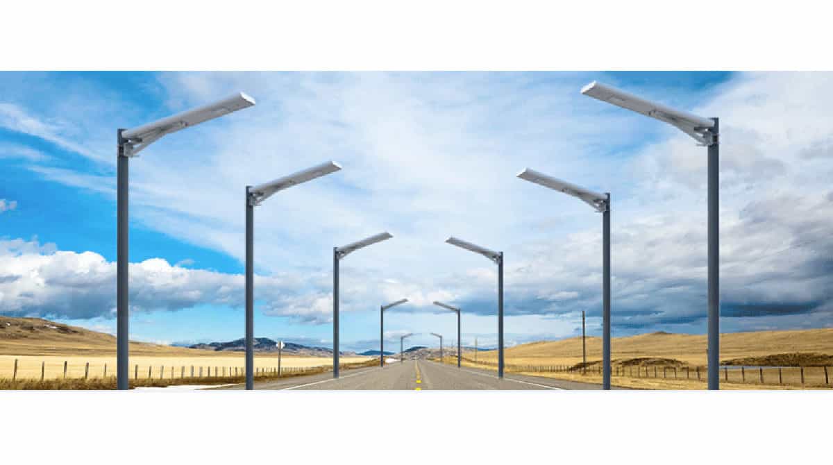 All in one solar light