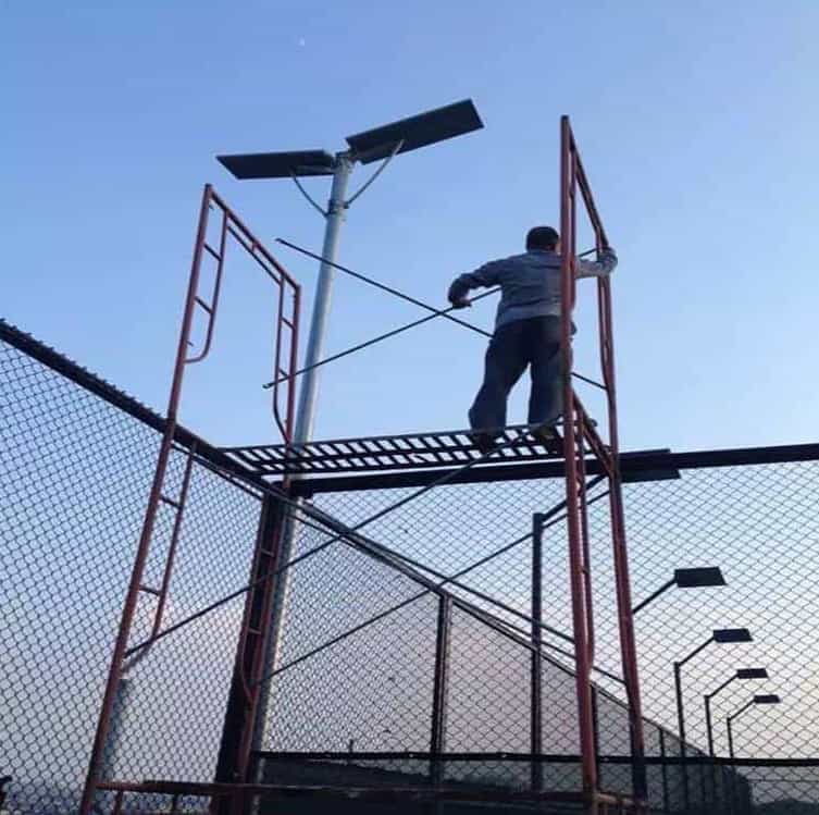 All in one solar light project